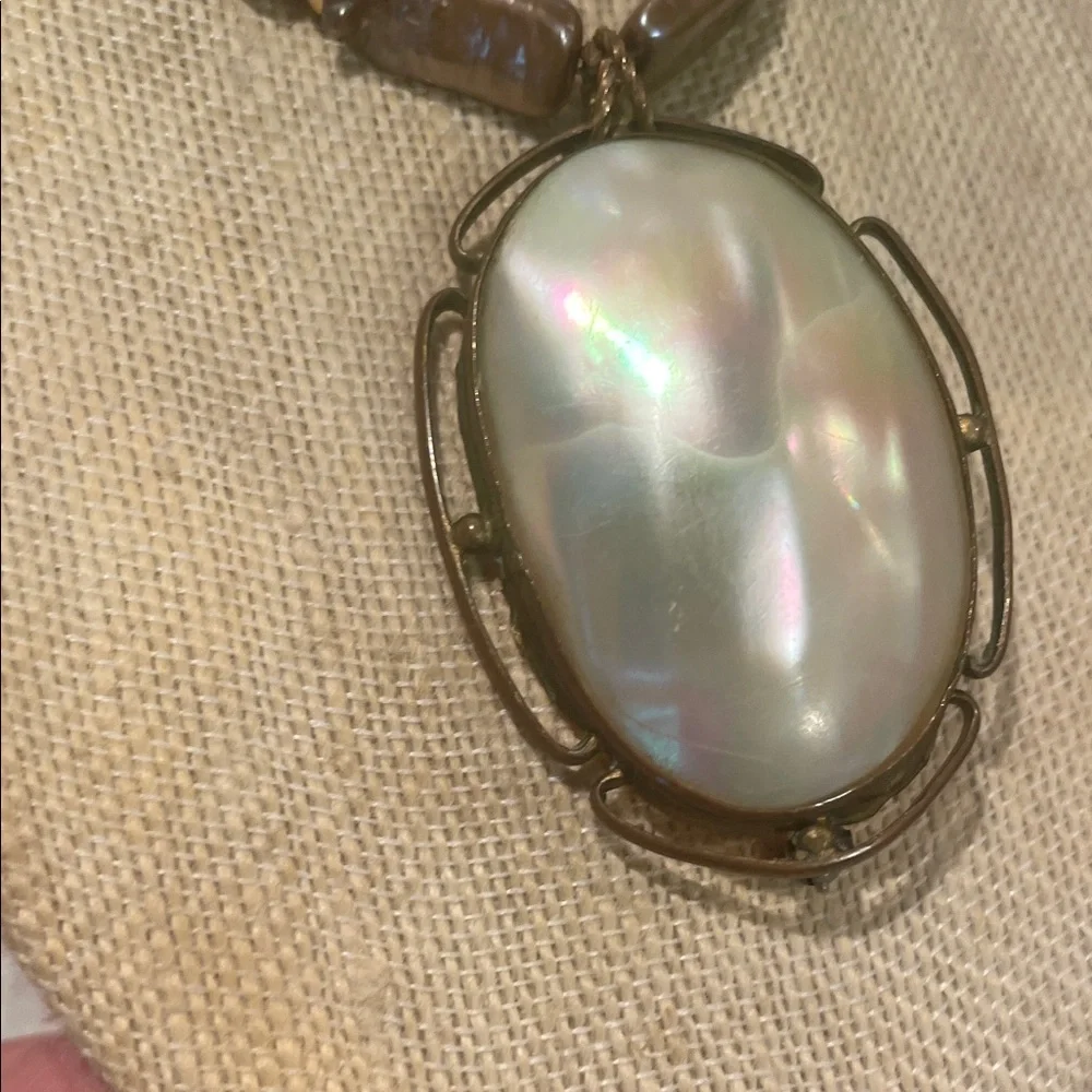 Vintage Pearl & Gold Necklace